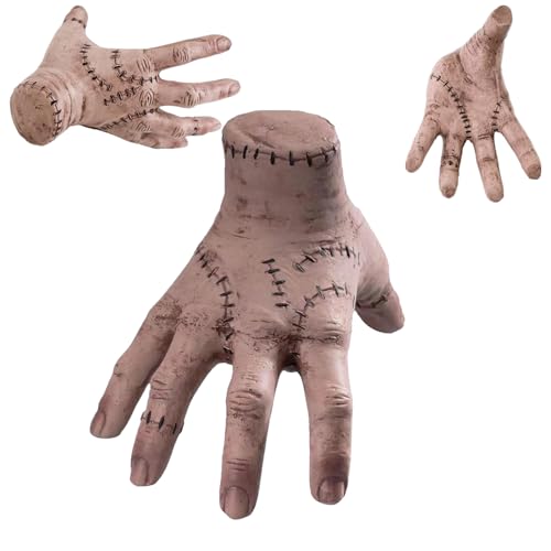 Gxlaihly Eiskaltes Händchen,Realistic Scarred Händchen,Hand für Halloween-Dekoration, Horror-Requisiten Geeignet für Halloween und Cosplay von Gxlaihly