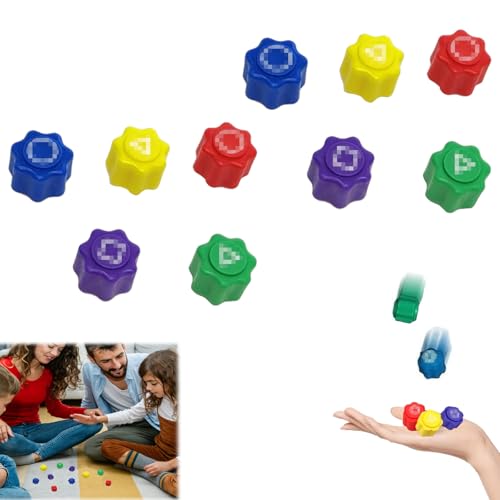 Gxlaihly Traditionelles Koreanisches Spiel,Gonggi Jack Stone Pebbles Set Spiel,Gonggi Korean Game Steine Set für Erwachsene und Kinder,klassischer Hand-Auge-Koordinationsspaß (10pcs) von Gxlaihly