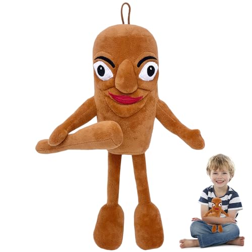 Gxlaihly Tung Tung Tung Sahur Plüsch,Tung Tung Tung Sahur Plush,Generisch Italian Brainrot Plüschtier,Italian Brainrot Kuscheltier,Lustiges Geschenk für Kinder & Erwachsene (A) von Gxlaihly