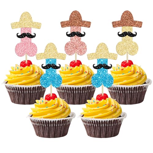 Gyufise 24 Stück Junggesellenabschied Cupcake Topper Glitzer Hut Bart Lustige Bachelorette Cupcake Picks Brautdusche Kuchen Dekorationen für Hochzeit Verlobung Geburtstag Junggesellinnenabschied Gyufise 24 Stück Junggesellenabschied Cupcake Topper Glitzer Hut Bart Lustige Bachelorette Cupcake Picks Brautdusche Kuchen Dekorationen für Hochzeit Verlobung Geburtstag Junggesellinnenabschied von Gyufise