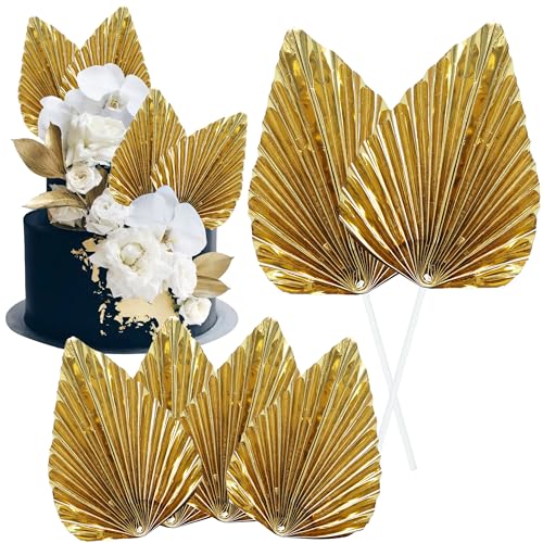Gyufise 6 Stück hellgoldene Papierpalmenfächer Kuchendekoration Palmenspeerblätter Fächer Cupcake Topper Kucheneinsatz Dekorationen Handwerk DIY Kuchen Backgeschirr Dekoration für Geburtstagsparty Gyufise 6 Stück hellgoldene Papierpalmenfächer Kuchendekoration Palmenspeerblätter Fächer Cupcake Topper Kucheneinsatz Dekorationen Handwerk DIY Kuchen Backgeschirr Dekoration für Geburtstagsparty von Gyufise