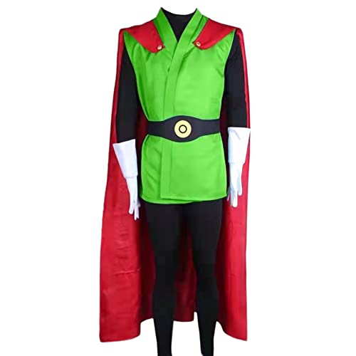 Gzcos Moon Anime Grüne Uniform, roter Umhang, Cosplay, Herren-Kostüm, Grün , M von Gzcos Moon