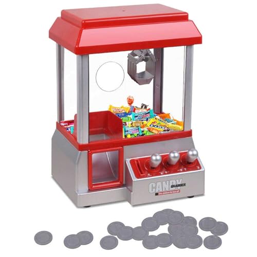Candy Grabber Süßigkeitenautomat Süßigkeiten Greifautomat für Kinder und Erwachsene, Claw Vending Machine Dispenser Rot Candy Grabber Süßigkeitenautomat Süßigkeiten Greifautomat für Kinder und Erwachsene, Claw Vending Machine Dispenser Rot von Gziztx