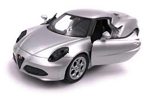 H-Customs Alfa Romeo 4C Sportwagen Modellauto Auto Lizenzprodukt 1:34-1:39 Silber H-Customs Alfa Romeo 4C Sportwagen Modellauto Auto Lizenzprodukt 1:34-1:39 Silber von H-Customs