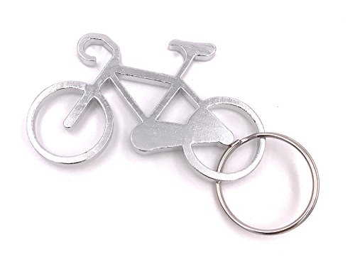 H-Customs Fahrrad aus Metall silber Anhänger Schlüsselanhänger Anhänger von H-Customs