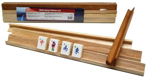 Set of 4 Mah Jong (Mahjong) Tile Racks - 40cm von Hot Games