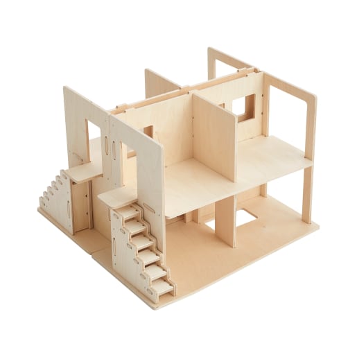 Puppenhaus aus Holz, ca. 62x26x41cm von HABA Pro