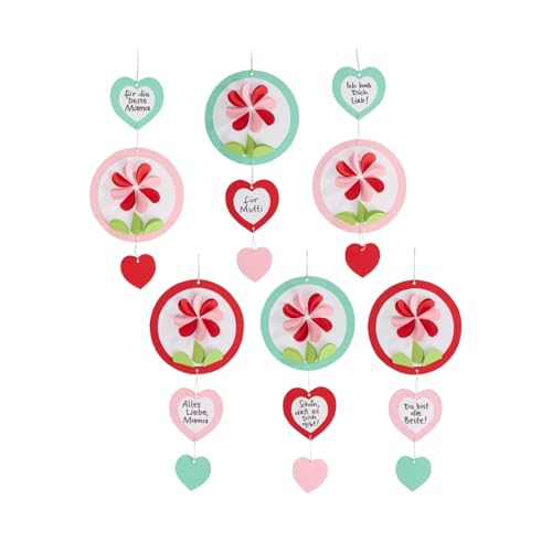 HABA Kinder Bastelset - Anhänger Herzblumen - Kratives Basteln für Kinder ab 5 Jahren HABA Kinder Bastelset - Anhänger Herzblumen - Kratives Basteln für Kinder ab 5 Jahren von HABA