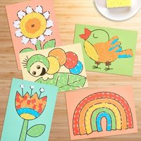Bastelset - Erstes Kleben Frühlingsbilder von HABA Sales GmbH & Co. KG