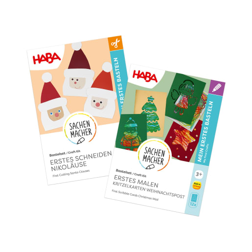 2 Sachenmacher Bastelsets – Erstes Basteln Weihnachten 2 Sachenmacher Bastelsets – Erstes Basteln Weihnachten von HABA