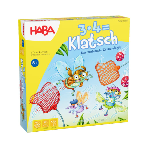 3 x 4 = Klatsch Rechenspiel, Mathematik-Spiel ab 8 Jahren von HABA 