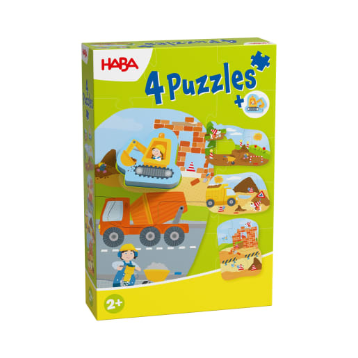 4 erste Puzzles – Baustelle 4 erste Puzzles – Baustelle von HABA