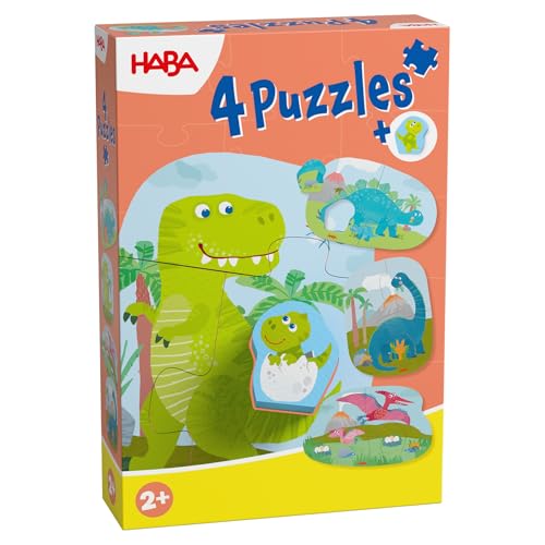 4 erste Puzzles – Dinos von HABA