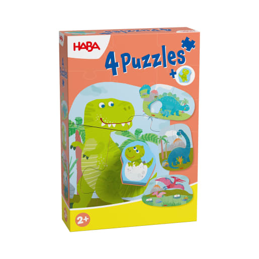 4 erste Puzzles – Dinos von HABA 