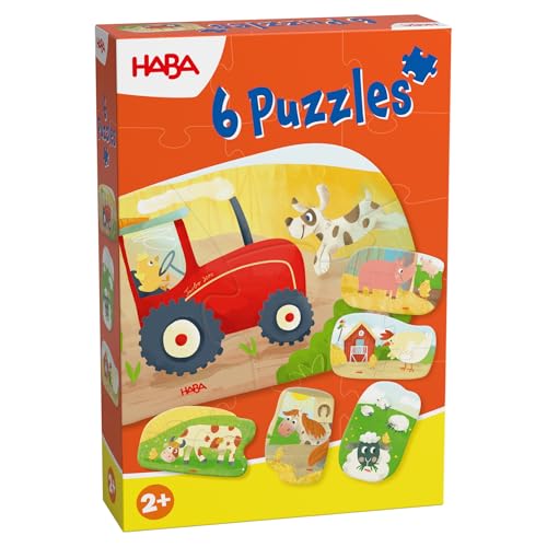 6 erste Puzzles – Bauernhof von HABA