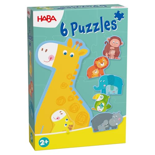 6 erste Puzzles – Tierfamilie 6 erste Puzzles – Tierfamilie von HABA