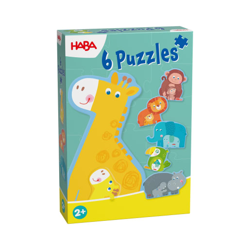 6 erste Puzzles – Tierfamilie von HABA 