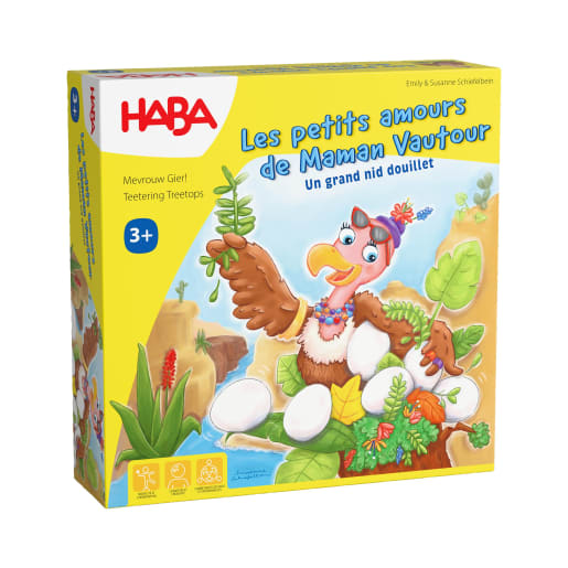 Auweia, Frau Geier!, kooperatives Geschicklichkeitsspiel, ab 3 Jahren von HABA 