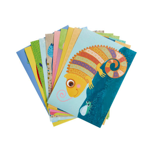 Bastelset - Erstes Kleben Moosgummi-Mosaik Tiere von HABA 