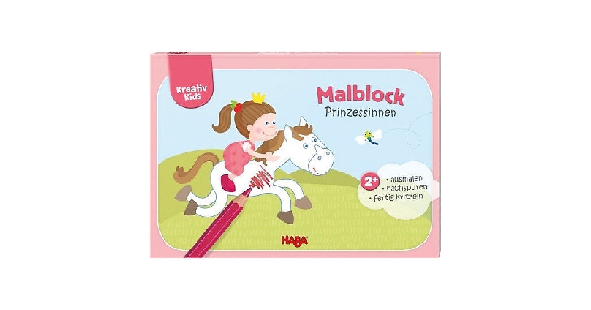 Buch - HABA 304439 Kreativ Kids – Malblock Prinzessinnen Buch - HABA 304439 Kreativ Kids – Malblock Prinzessinnen von HABA