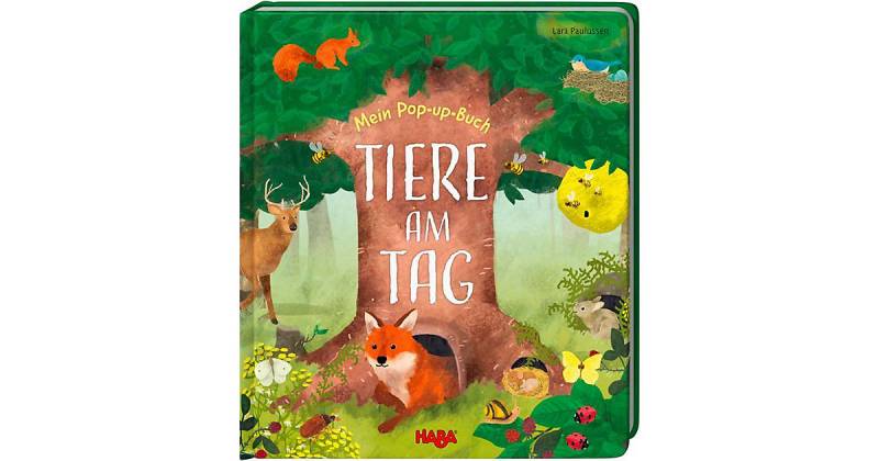 Buch - HABA 305835 Mein Pop-up-Buch – Tiere am Tag von HABA