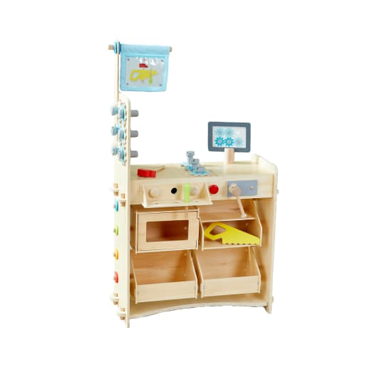 Creative Play 3 in 1 – Spielküche, Kaufladen & Werkstatt für Kinder Creative Play 3 in 1 – Spielküche, Kaufladen & Werkstatt für Kinder von HABA