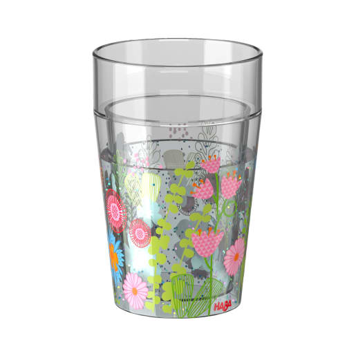 Glitzerbecher Blumen von HABA 