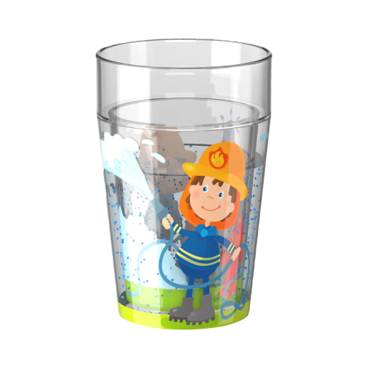 Glitzerbecher Feuerwehr von HABA 
