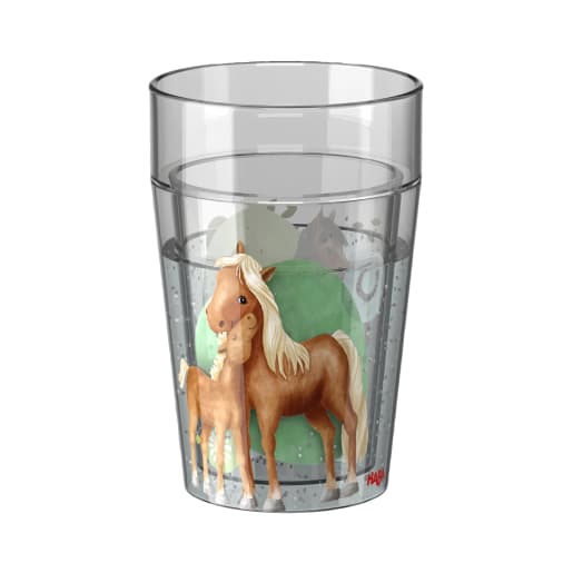 Glitzerbecher Pferde von HABA 