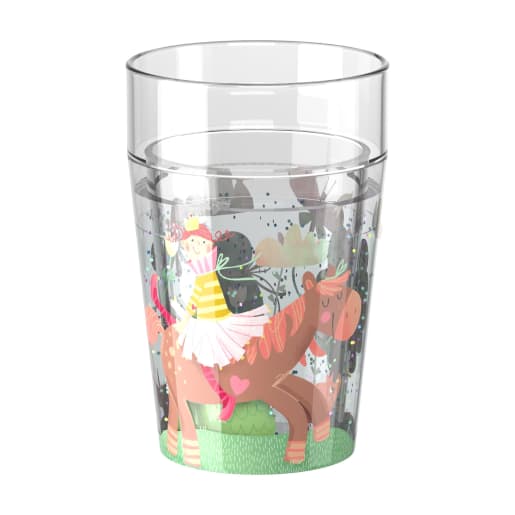 Glitzerbecher Prinzessin & Pferd, Motiv 1 von HABA 