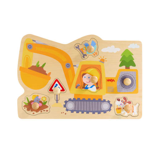 Greifpuzzle Bagger von HABA 
