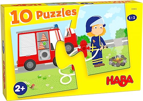 HABA 10 Puzzles - Einsatzfahrzeuge von HABA