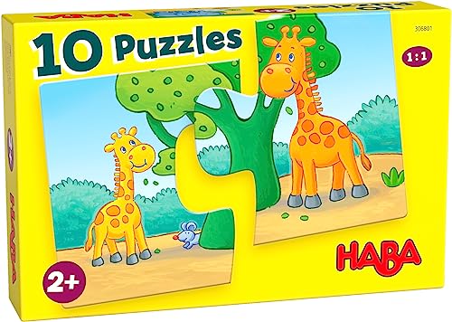 HABA 10 Puzzles - Tierkinder von HABA