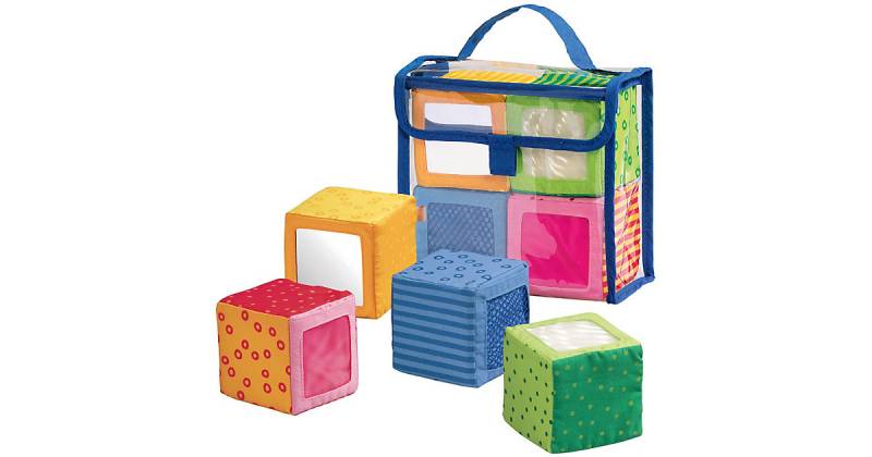 HABA 1023 Stoffwürfel Knuddelquartett mehrfarbig von HABA