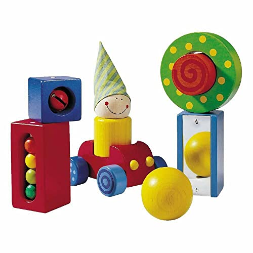 HABA Erste Steine Bausteine-Set in bunten Farben für Kinder ab 1 Jahr Made in Germany - 1189 von HABA