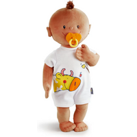 HABA 1759294002 Kuschelpuppe Krümel, braun, 43 cm von HABA