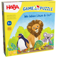HABA 2011724001 Game meets Puzzle – Wo leben Löwe & Co.? HABA 2011724001 Game meets Puzzle – Wo leben Löwe & Co.? von HABA