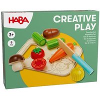 HABA 2012076001 - Creative Play Gemüse-Set mit Brettchen, 8-teilig HABA 2012076001 - Creative Play Gemüse-Set mit Brettchen, 8-teilig von HABA