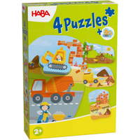 HABA 2012186003 4 erste Puzzles – Baustelle HABA 2012186003 4 erste Puzzles – Baustelle von HABA