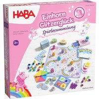 HABA 2012231001 Einhorn Glitzerglück – Spielesammlung von HABA