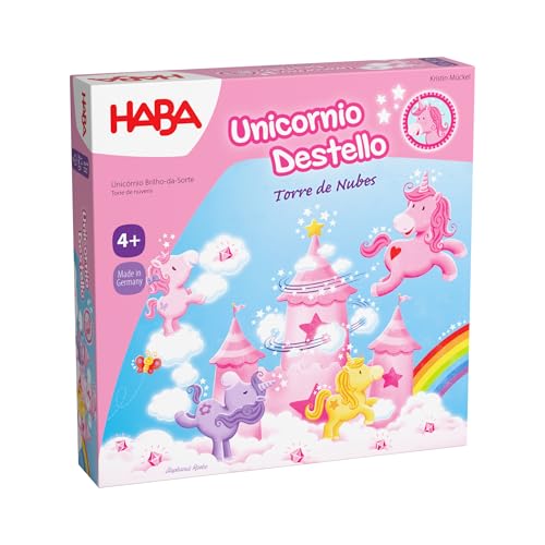 HABA 2012232005 Funkeln Einhorn – Turm der Wolken, kooperatives Geschicklichkeitsspiel für Kinder, über 4 Jahre HABA 2012232005 Funkeln Einhorn – Turm der Wolken, kooperatives Geschicklichkeitsspiel für Kinder, über 4 Jahre von HABA