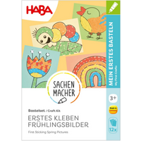 HABA 2012677 Sachenmacher – Erstes Kleben Frühlingsbilder Bastelset von HABA