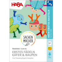 HABA 2012679 Sachenmacher – Erstes Fädeln Käfer & Raupen Bastelset von HABA