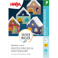 HABA 2012697 Bastelset - Erstes Prickeln Winterdorf von HABA
