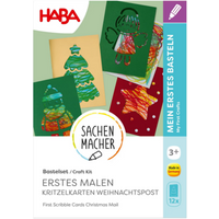 HABA 2012711 Bastelset - Erstes Malen Kritzelkarten Weihnachtspost HABA 2012711 Bastelset - Erstes Malen Kritzelkarten Weihnachtspost von HABA