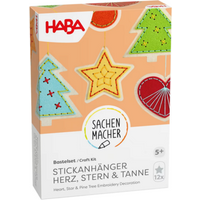 HABA 2012720 Bastelset - Stickanhänger Herz, Stern & Tanne HABA 2012720 Bastelset - Stickanhänger Herz, Stern & Tanne von HABA