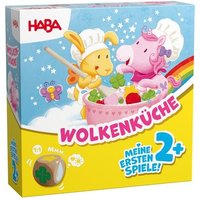 HABA 2013181001 - Meine ersten Spiele, Wolkenküche, Farben+Formen-Spiel, Würfelspiel ab 2 Jahren von HABA