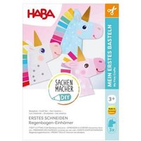 HABA 2013217 Sachenmacher Erstes Schneiden Regenbogen-Einhörner Bastelset von HABA