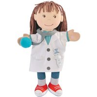 HABA 2013358001 - Handpuppe Ärztin, Stoff, ca. 28 cm von HABA