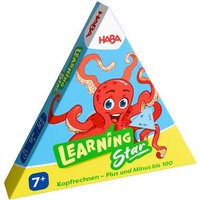 HABA 2013370002 - play+learn: Learning Star, Kopfrechnen-Plus und Minus bis 100, Legespiel von HABA